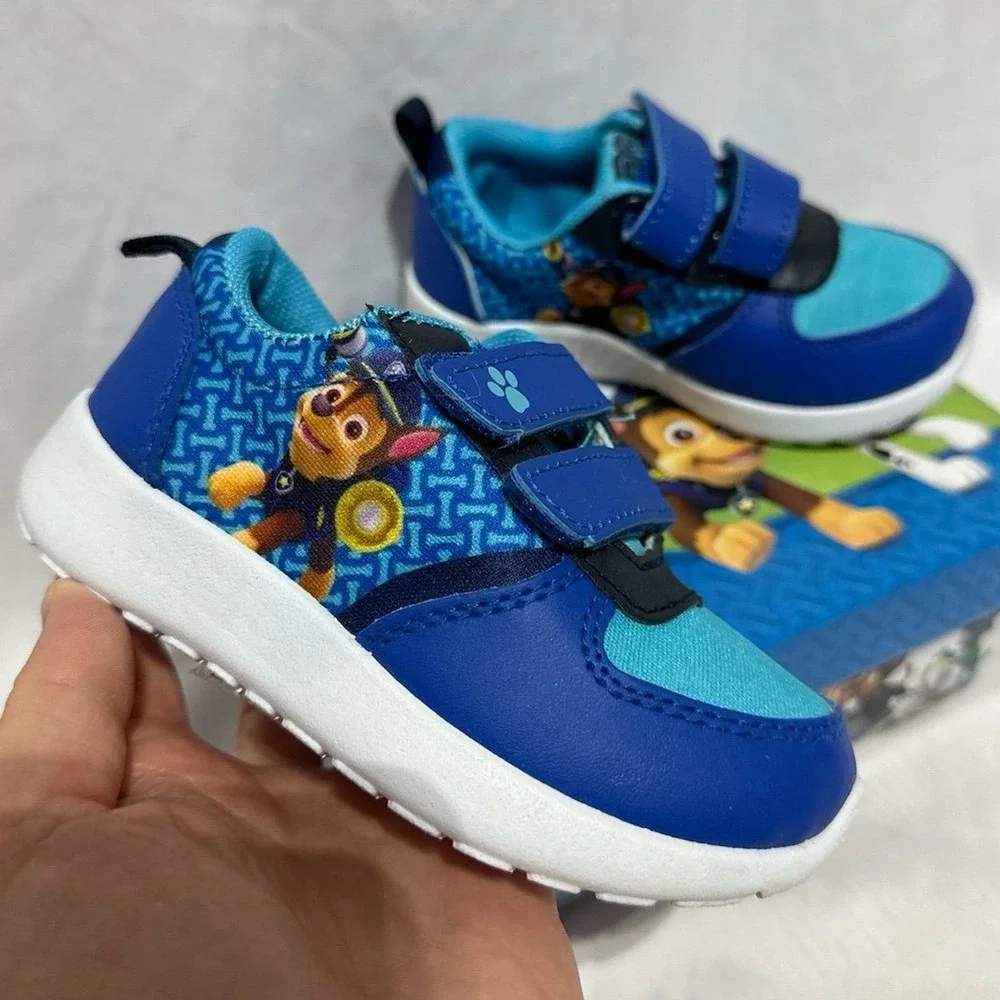 Paw Patrol Velcro Shoes Blue New With Box
